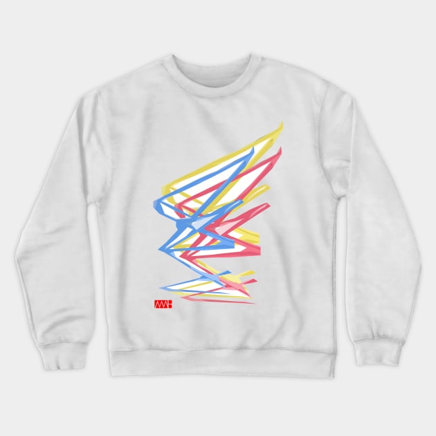 Caution Crewneck Sweatshirt by myleshuntart